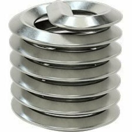 BSC PREFERRED Left-Hand Threaded Helical Insert 18-8 Stainless Steel 1/4-20 Thread Size 92090A111